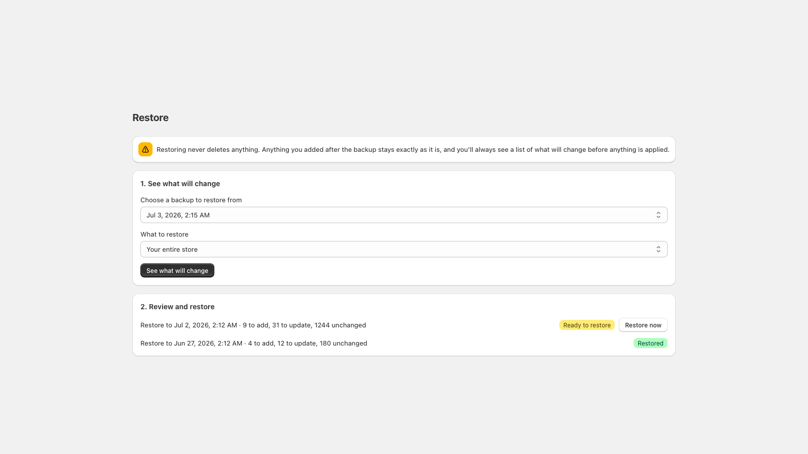 TimeVault screenshot 2 of 3